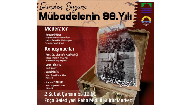 Dünden bugüne mübadelenin 99. yılı Foça'da anılacak