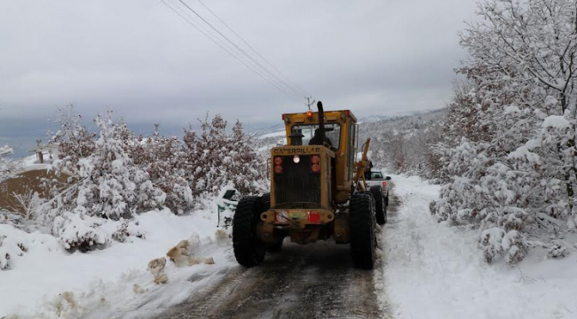  Turgutlu Belediyesi'nin kar mesaisi