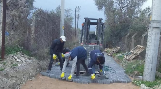 Urla Belediyesi çalışmalarına hız kesmeden devam ediyor