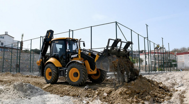 Ada'da 'Avukat Doğa Tokuçoğlu' parkındaki çalışmalar sürüyor