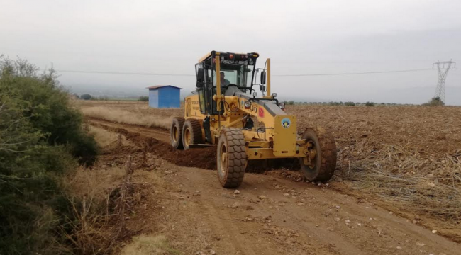 Turgutlu Belediyesi arazi yolları rahatladı