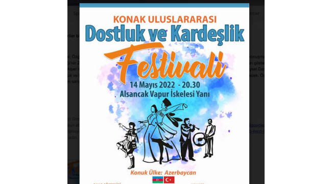 Konak'ta kardeşlik rüzgârı esecek