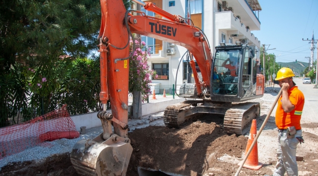 Seferihisar'a yeni yağmursuyu hattı 