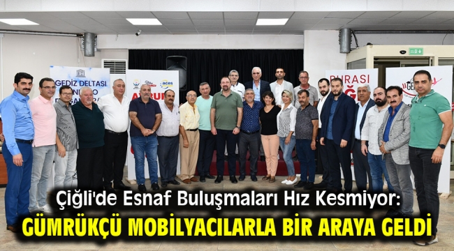 Başkan Gümrükçü'nün Esnaf Buluşmaları Sürüyor