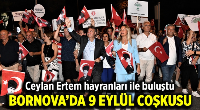 Bornova'da 9 Eylül coşkusu