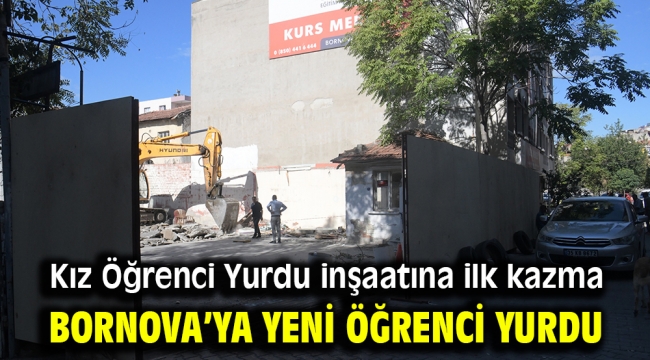 Bornova'ya yeni öğrenci yurdu 