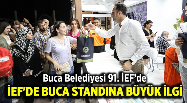 İEF'de Buca standına büyük ilgi