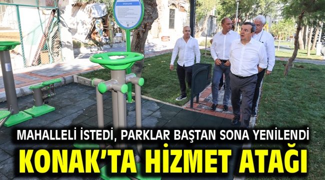 Konak'ta hizmet atağı