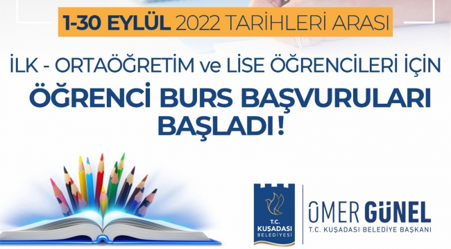 KUŞADASI BELEDİYESİ'NİN ÖĞRENCİLERE EĞİTİM DESTEĞİ SÜRÜYOR