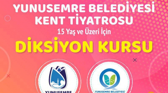 YUNUSEMRE DİKSİYON KURSU VERECEK