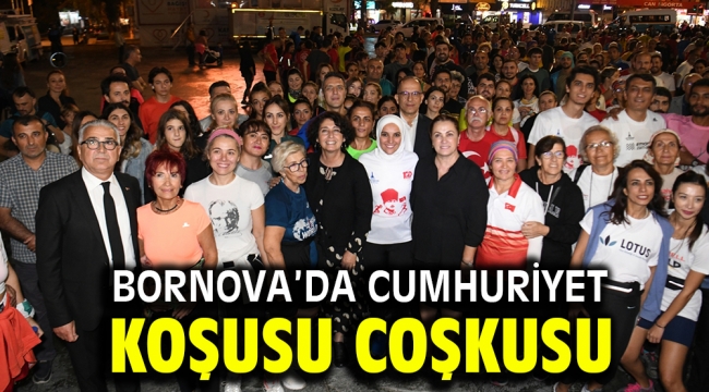 Bornova'da Cumhuriyet Koşusu coşkusu