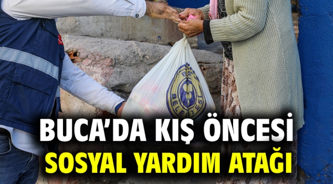 Buca'da kış öncesi sosyal yardım atağı