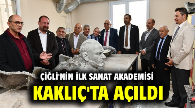 Çiğli'nin ilk Sanat Akademisi Kaklıç'ta Açıldı