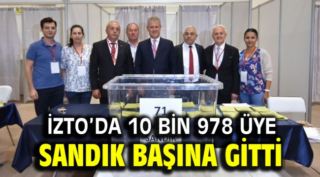 İZTO'da 10 bin 978 üye sandık başına gitti