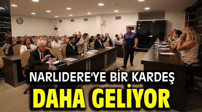 Narlıdere'ye bir kardeş daha geliyor