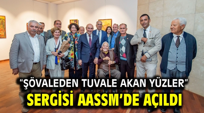 "Şövaleden Tuvale Akan Yüzler" sergisi AASSM'de açıldı