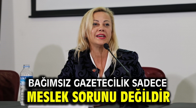 Bağımsız Gazetecilik sadece meslek sorunu değildir