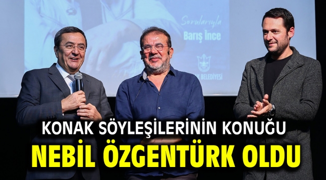 Konak Söyleşilerinin konuğu Nebil Özgentürk oldu