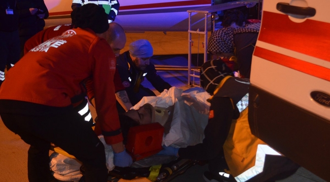 Sergen Deveci ambulans uçakla İstanbul'a sevk edildi