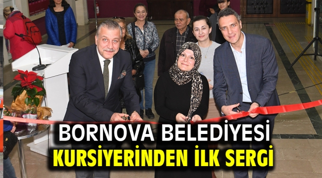 Bornova Belediyesi kursiyerinden ilk sergi