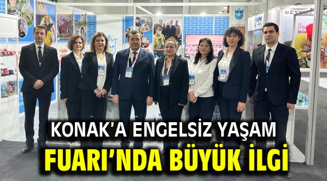 Konak'a Engelsiz Yaşam Fuarı'nda büyük ilgi