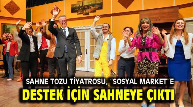 Sahne Tozu Tiyatrosu, "Sosyal Market"e destek için sahneye çıktı