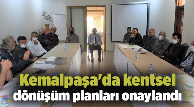 Kemalpaşa'da kentsel dönüşüm planları onaylandı