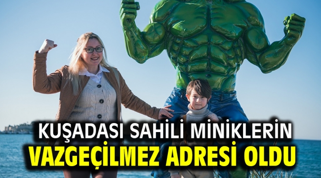 KUŞADASI SAHİLİ MİNİKLERİN VAZGEÇİLMEZ ADRESİ OLDU