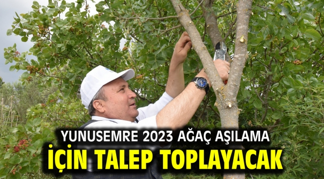 YUNUSEMRE 2023 AĞAÇ AŞILAMA İÇİN TALEP TOPLAYACAK