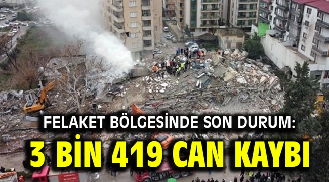 Felaket bölgesinde son durum: Yastayız