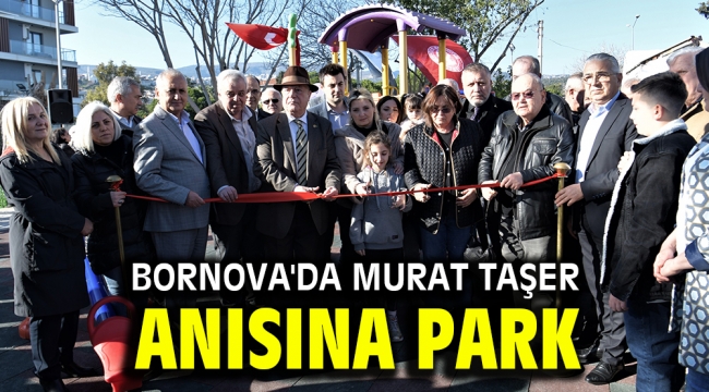 Bornova'da Murat Taşer anısına park