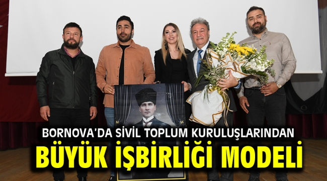 Bornova'da sivil toplum kuruluşlarından büyük işbirliği modeli