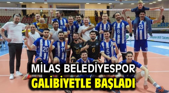 Milas Belediyespor galibiyetle başladı