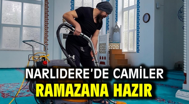 NARLIDERE'DE CAMİLER RAMAZANA HAZIR