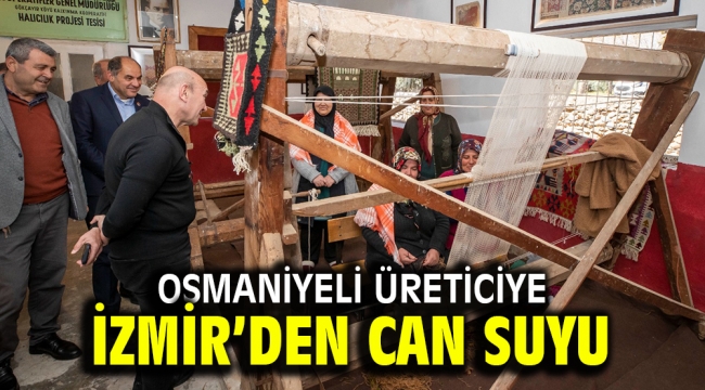 Osmaniyeli üreticiye İzmir'den can suyu