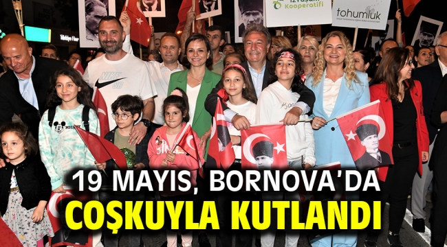 19 Mayıs, Bornova'da coşkuyla kutlandı