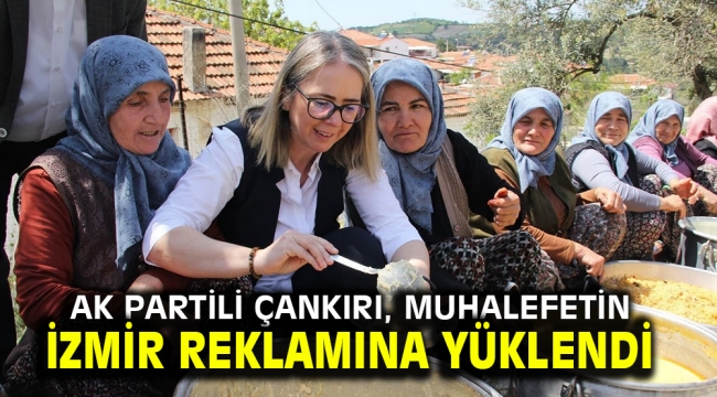 AK Partili Çankırı, muhalefetin İzmir reklamına yüklendi