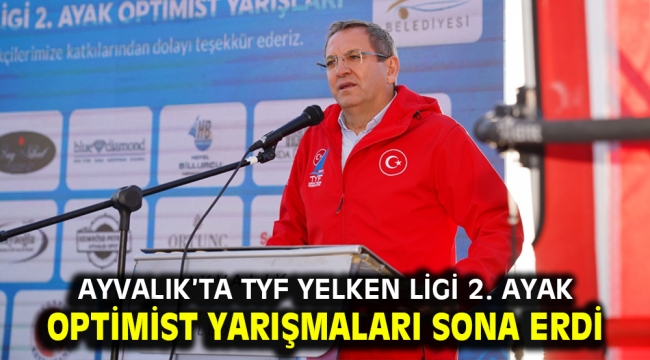 Ayvalık'ta Tyf Yelken Ligi 2. Ayak Optimist yarışmaları sona erdi