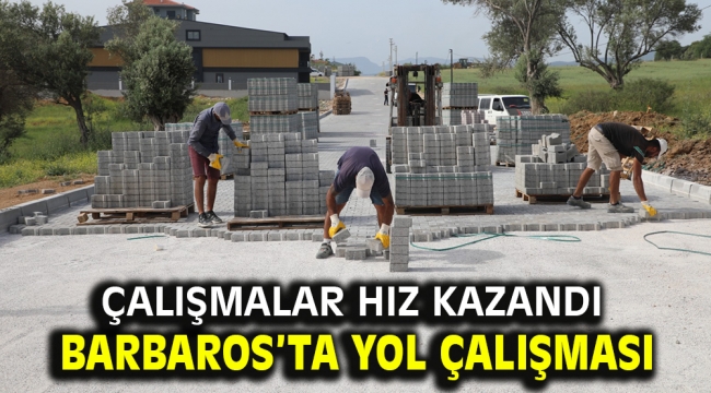 Barbaros'ta Yol Çalışması