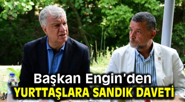 Başkan Engin'den yurttaşlara sandık daveti