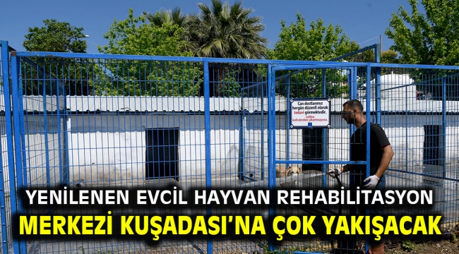 Yenilenen Evcil Hayvan Rehabilitasyon Merkezi Kuşadası'na çok yakışacak