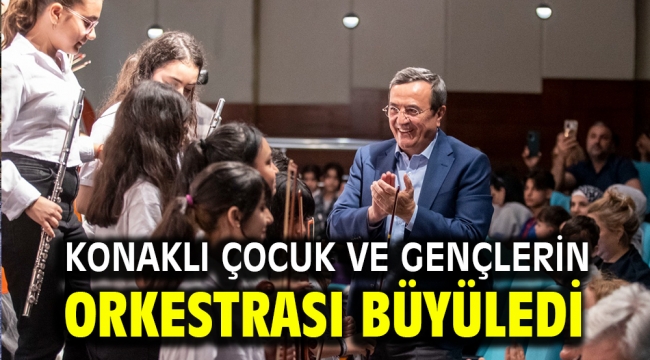 Konaklı çocuk ve gençlerin orkestrası büyüledi