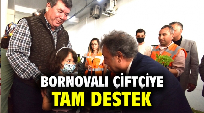 Bornovalı çiftçiye tam destek