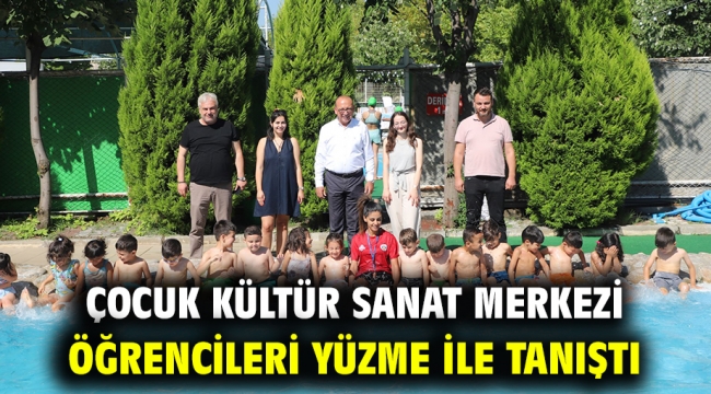 Çocuk Kültür Sanat Merkezi Öğrencileri Yüzme ile Tanıştı