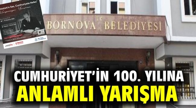 Cumhuriyet'in 100. yılına anlamlı yarışma