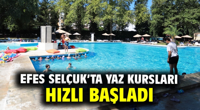 Efes Selçuk'ta Yaz Kursları Hızlı Başladı