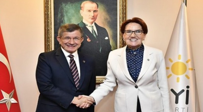 Meral Akşener, Ahmet Davutoğlu ile görüştü