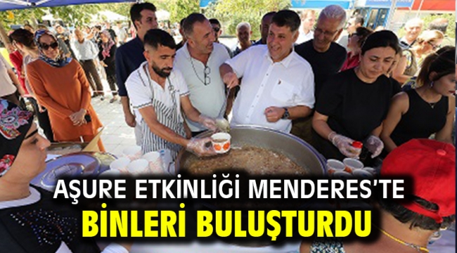 Aşure Etkinliği Menderes'te Binleri Buluşturdu