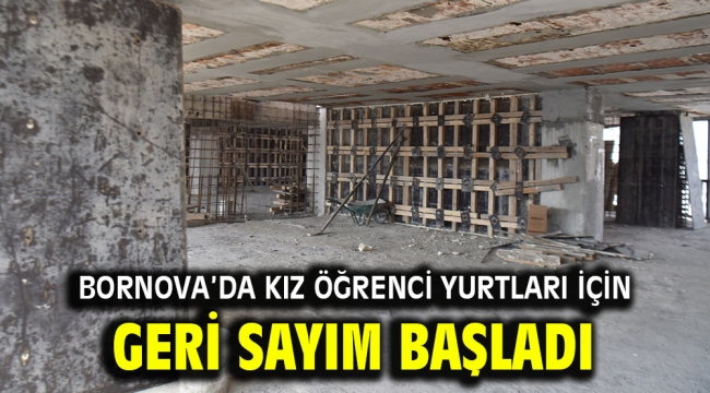 Bornova'da kız öğrenci yurtları için geri sayım başladı