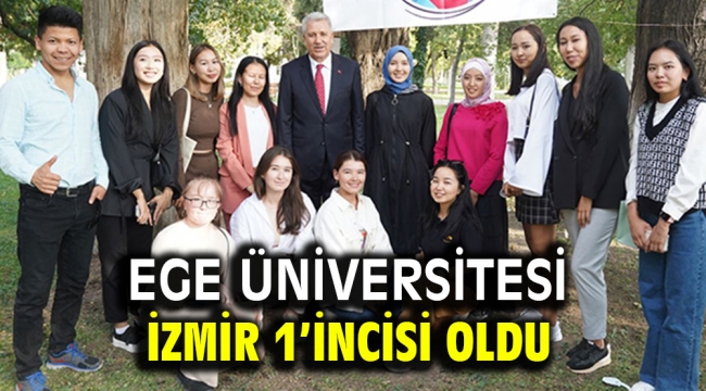 Ege Üniversitesi, İzmir 1.'incisi oldu